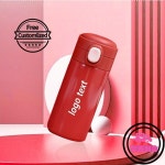 1Pcs 무료 사용자 정의 로고 원통형 304 스테인레스 스틸 물병-체육관/사무실/여행을위한 맞춤형 절연 보온병 : 시드컴퍼니3