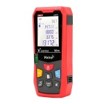 UNI-T 레이저 거리 측정기 전자 눈금자 음성 방송 기능 USB 충전 2.0 인치 디스플레이 LM50V : 서원글로벌11