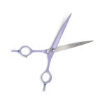 흑조 구름 커브가위 25도 애견 강아지 미용가위 셀프미용 전문가용 흑조가위 : 흑조