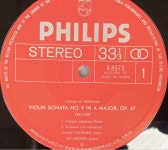 오이스트라흐,오보린 - Oistrach,Oborin - Beethoven Violin Sonatas IV No.9 Op.47 Kreutzer LP [1978] [일본반] [상] : 감성오디오... 