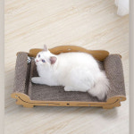 고양이 소파 스크래쳐 보드 발톱갈이 반려묘 냥이 쉼터 냥이 소파스크래쳐 생활용품 : 반려동물친구들