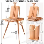 프렌치 이젤이 포함된 188Pc 올인원 아트 페인팅 키트, 96 아크릴, 수채화 및 유화 세트, 성인, 예술가, 초보자를 위한 완벽한 용품 세트... 