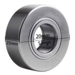 IKO 서포트 롤러 니들 베어링 NART15NER15R NART15-1NER15-1R NART17NER17R NART17-1R NART20NER20-1R 1, NURT20-1R : 손맛공구