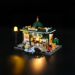 루미브릭 F9023 15001 타운라이프 신문 가판대 556PCS 루미브릭스 펀홀 브릭 블럭 레고 빌딩 모듈러 LED : JACOB STORE