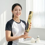삼화더블랙 셔틀콕 25타 / 300개 거위깃털 12개입, 25개 : 더하랑스토어