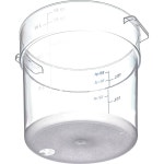 폴리카보네이트(PC), 18쿼트, 클리어를 위한 적층 가능한 디자인의 칼라일 푸드서비스 제품 스토플러스 원형 식품 보관 용기 : 비바코끼리스토어