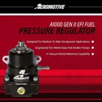 에어로모티브 13139 EFI 압력 조절기, 조절 가능, 40-70 PSI, 2 -8 입구, 1 -6 리턴 : 스노우 윈터 마켓