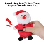 벨로젠 삐걱거리는 강아지 장난감, 소형견을 위한 크링클 종이와 상호작용하는 씹기용 내구성 있는 푸시 장난감 : 브래드도니