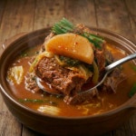 [강릉 빨강감자탕] 밥 말기 딱 좋은 부드럽고 칼칼한 국물 (1kg x 2팩) : 강릉하얀감자탕