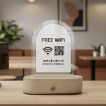 아크릴무드등 액자  기념일 기념선물 감성 LED 포토무드등 주문제작 아크릴안내판 계좌번호 와이파이 : 디자인미래