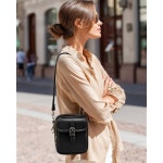 유니리 크로스바디 여성용 가방 빈티지 숄더백 가죽 여행 지갑 카드 슬롯 포함 Beige-small : UniBuy