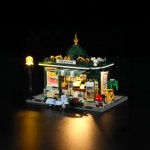 루미브릭 F9023 15001 타운라이프 신문 가판대 556PCS 루미브릭스 펀홀 브릭 블럭 레고 빌딩 모듈러 LED : JACOB STORE