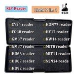 리시 2 in 1 툴 SM3/SM5 신형 SW5.7(2) GO2R PG02 KPT-1 HD5649 SIP16 HU36 SAT12R S09 VA6 자동차 키용 열쇠공 도구 : 브이허브브