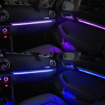 아우디 A3 DMX 엠비언트 무드등 라이트 무빙 RGB 노출형 비노출 매립형 대구 카뷰티 : 카뷰티