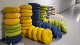 [행사렌탈] 컬러방석 렌탈 : 하나로 이엔에스