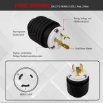 에너라이트 NEMA L7-20P 발전기용 잠금 플러그 커넥터 트위스트 남성 플러그 20암 : 라일리리테일
