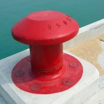 미대형 주철 계류장 단일 및 이중 헤드 원형 바닥 부유식 후크 케이블 파일이 있는 해양 장비 : 코어마켓몰