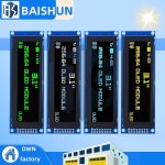 실제 OLED 디스플레이  3.12 인치 256x64 도트 그래픽 LCD 모듈 스크린  LCM SSD1322 컨트롤러 지지대 SPI : moriff