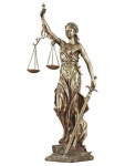 법원 법정 정의의 여신상 정의의여신 유스티치아 정의의 여신상 소형 + 구리도장 : 자쿠지몰
