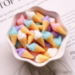 천장인테리어, 인테리어장식품10PCS 12x22mm 아이스 콘 머리핀 Scrapbooking DIY 홈 장식 공예  소형 플랫 백 수 지 : 매직허브마켓255