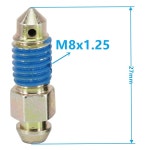 Dsnaduo 4 25 4 블리더 H9405 퀵 있는 105182 H9422 M8x1 브레 : 라스텔몰