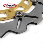 브레이크 Arashi 1피스 프론트 브레이크 디스크 YAMAHA XVS CU CUSTOM 1300 2014-2016 CNC 로터 플로팅 Custom : 스마트랩팩토리삼산
