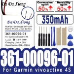 Garmin vivoact 4S 배터리 도구용  350mAh GPS 361 00096 01 시계 : 일오빌리지