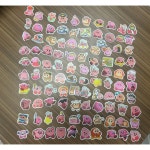 중복없는 별의커비 애니메이션 캐리어 노트북 다이어리 꾸미기 스티커-100pcs : 싱기방기써니네마켓