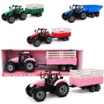토일랜드 마찰 동력 농장 트랙터 및 트레일러 - 장난감(핑크 트레일러) Red Tractor & Trailer : 코어상품마켓