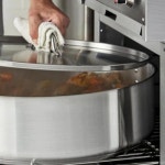 소로 에센셜 - 35 Qt 헤비 듀티 브레이저 팬 커버 포함 둥근 평평한 조리 표면, 심지어 가열 조리기구까지 완벽한 스튜 튀김 요리 홈 키친... 