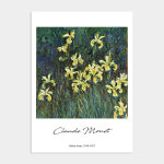 플라워 꽃그림 거실 인테리어 액자 포스터 A2 / 33번 모네 노란 창호 : 멜팅스튜디오