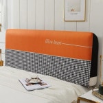 호환 풀 패키지 블랙 화이트 컬러 물떼새 격자 패턴 헤드보드 커버 방진 천 커버 : 테크영