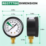 Zodiac Jandy 필터 자동 에너지 풀 게이지 클리너용 압력 R0377700 교체, : 굿아우라