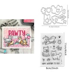 Car Critters Road Trip 추가 기능 금속 커팅 다이 과일 엠보싱 DIY 카드 만들기 스크랩북 공예 용품 : 지안총판