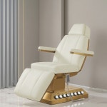마사지 침대 스파 미용 살롱 가구 4 모터 골드 베이스 병원 클리닉  테이블 전동 속눈썹 페이셜 : 업스픽15
