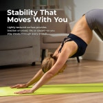 써니 헬스 & 피트니스 논슬립 요가 매트 U2013 내구성 눈물 방지 가벼운 쿠션 지원 : 글로벌스마트바잉