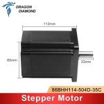 86BHH114-504D-35C 드라이버 스테퍼 모터 14 축 2 상 450B 브레이크 레이저 조각  용 대형 토크 86 시리즈 CNC 라우터 : 오즈컴퍼니11