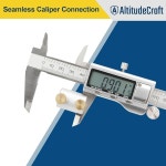 eAj 14개의 인서트가 포함된 AltitudeCraft 총알 비교 키트, .17~.45구경용 범용 장착, 정밀 재장전 용품 및 장비, 주석 상자, 양극 산화... 