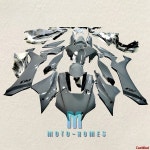 야마하 2020 YZFR1 20 21 22 23 ABS 플라스틱 페어링 키트 100% 차체 수리 스포츠 바이크 무광 블랙 : DONOSHOP