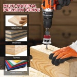 깊이 스톱이 있는 Liznkjious 7Pcs 카운터싱크 드릴 헥스 DS-0A 82 +3/8 세트, 섕크 M2 체인지 9/64 1/8 카운터보어, 11/64 퀵 HSS 3/16... 