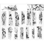 DS AB DIY A0212에 장식 카드 레트로 우표 대한 용품 투명 만들기 SCRAPB 15x20cm 1 : 코어자비스오토