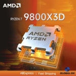 AMD R7 9800X3D 새로운 라이젠 ™ 5.2 GHz L3=96M TDP 120W 게임용 CPU 프로세서 8코어 16스레드 소켓 AM5(쿨러 없음) : 금강글로벌온