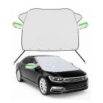 커버 마그네틱 엣지가 있는 자동차 스노우 및 사이드 미러 프로텍터 SUV 트럭을 방풍 UV 선쉐이드 윈드스크린 (M 57인치 길이) : 구마 store