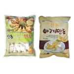 나래식품 산동 야끼만두 1.3kg 새참만두 1.4kg 중식 튀김 당면만두 군만두 간식 분식 : 행운유통몰