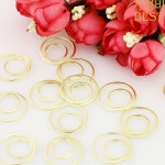 분홍색 원형 금속 종이 클립 꽃 책갈피 골드 문구 사무실 액세서리 메모 H0081 팩당 20 개 : 람보르기니하이브리드