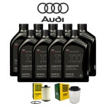 아우디 A8 60 TFSI 엔진오일 (09-17년식) 순정 0W30 9통+오일필터+에어필터 : 자동차  오일