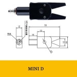 산업용 로봇용 스위치 자기 유도 조작기 그 고정 장치가 장착된 공압 미니 J1060/J1080MINI A B C - (색상 MINI D) Mini D : 러시러시몰
