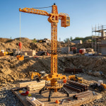 [2.4GHz]높이 77cm 대형 타워 크레인을 작동해보세요! (CBT665005YE) 무선조종 중장비RC : 키덜트 토이 레프리카