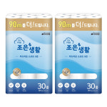 미래생활 조은생활 부드러운 소프트 25M 30롤 2팩 : 제이엠씨 스토어