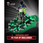 MZS 더트 바이크 풋 페그, CNC 모토크로스 풋페그 MX 풋레스트 페달 그린 호환 KLX140G 08-24 / KX65 00-24 KX80 98-00 KX85 01-24 KX1... 